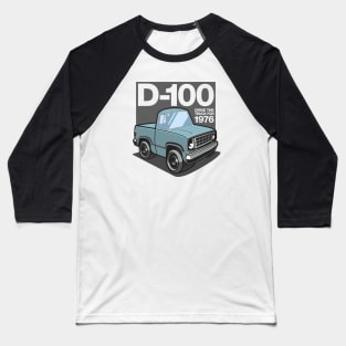 D100 - 1976 (Light Blue) Baseball T-Shirt